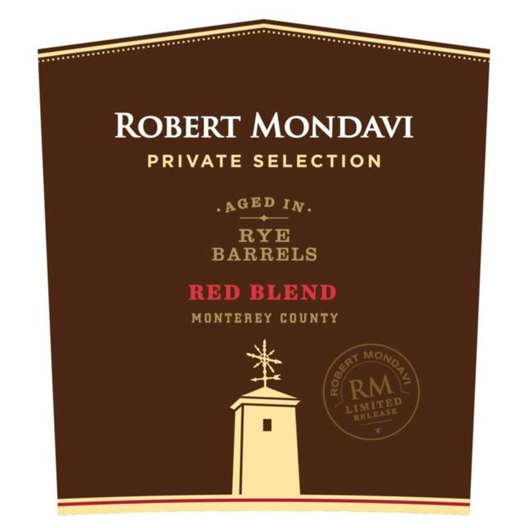Robert Mondavi Private Selection Red Blend Aged In Rye Barrels Monterey County