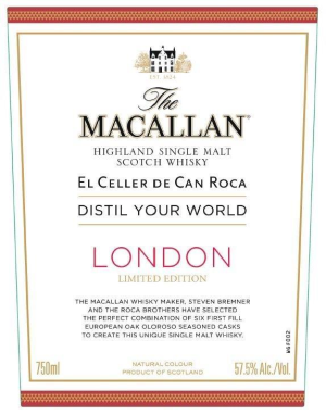 The Macallan Limited Edition London Single Malt Scotch Whisky