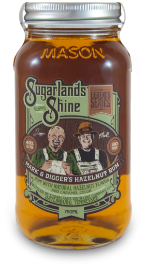 Sugarlands Shine Mark & Digger's Hazelnut Rum 750 ml