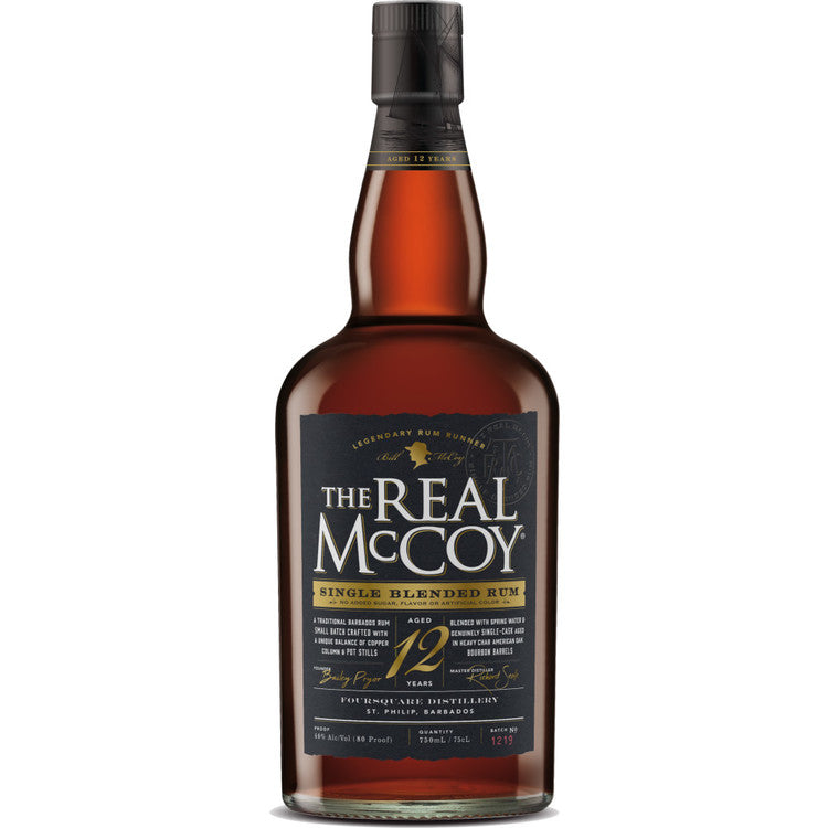 The Real Mccoy Aged Rum Single Blended 12 Year Old