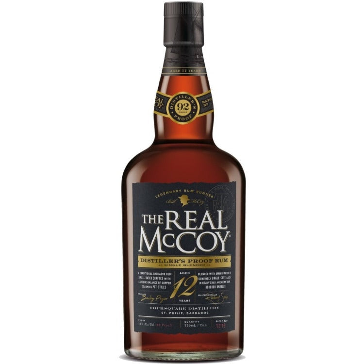 The Real McCoy Rum 12 Year 92 Proof 750ml