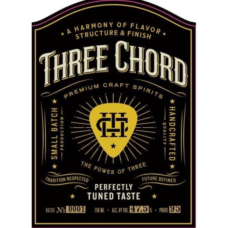 Three Chord Amplify Rye Whiskey 750ml