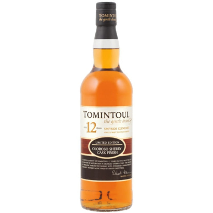 Tomintoul 12 Year Oloroso Scotch Whiskey 750ml