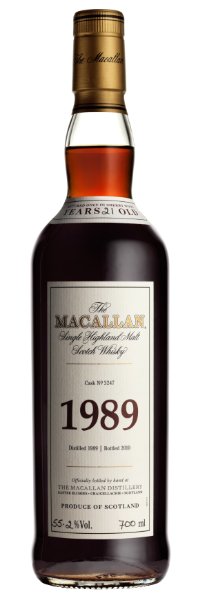 The Macallan Fine & Rare 1989 Vintage, Cask 3247 Single Malt Scotch Whisky