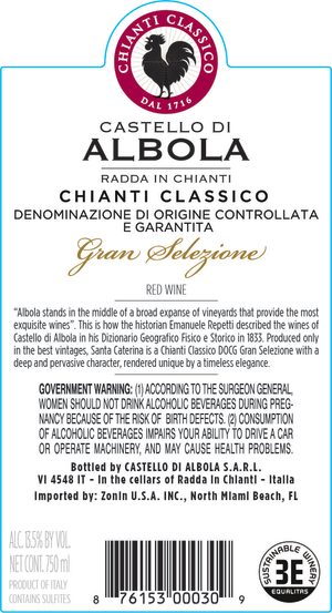 2016 Castello D Albola Caterina 750 Ml