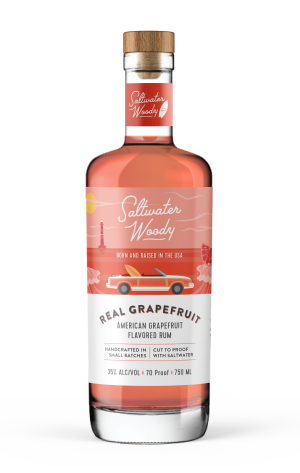 Saltwater Woody Grapefruit Rum 750 ml