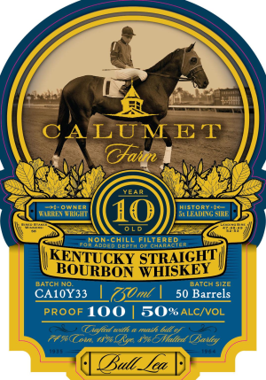 Calumet Farm 10 Year Old Kentucky Straight Bourbon Whiskey