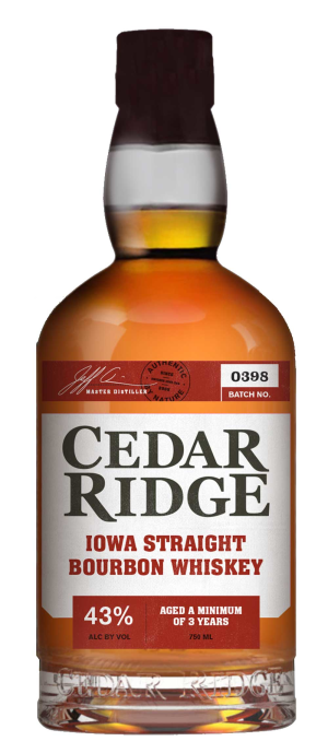 Cedar Ridge Iowa Strght Bourbon 750 ml