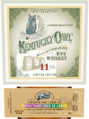 Kentucky Owl Mardi Gras Xo