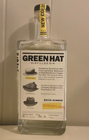 Green Hat Citrus Floral Gin 750 ml